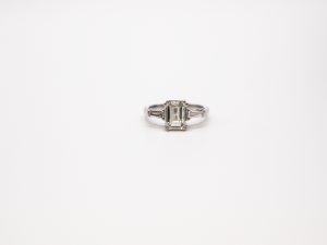 EMERALD CUT 950 PLATINUM (5)