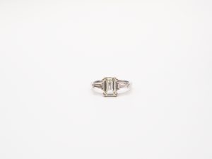 EMERALD CUT 950 PLATINUM (6)